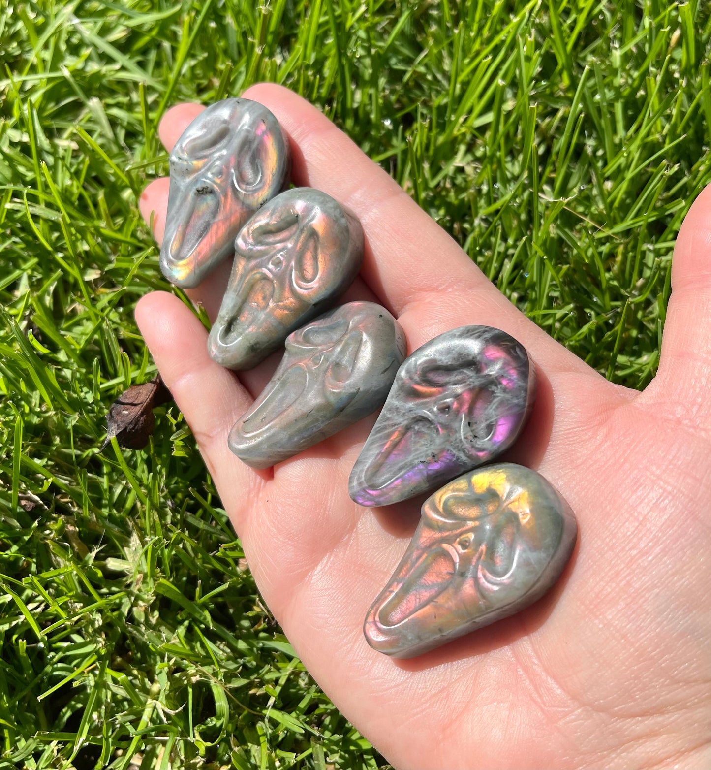 Labradorite Ghost Face mask