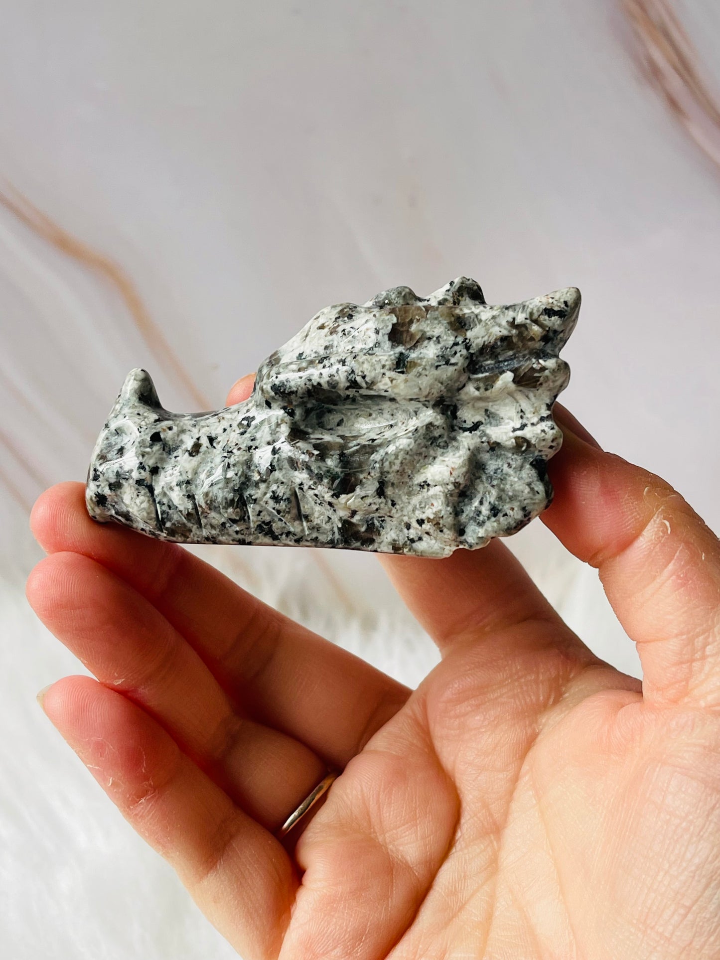Yooperlite dragon skull
