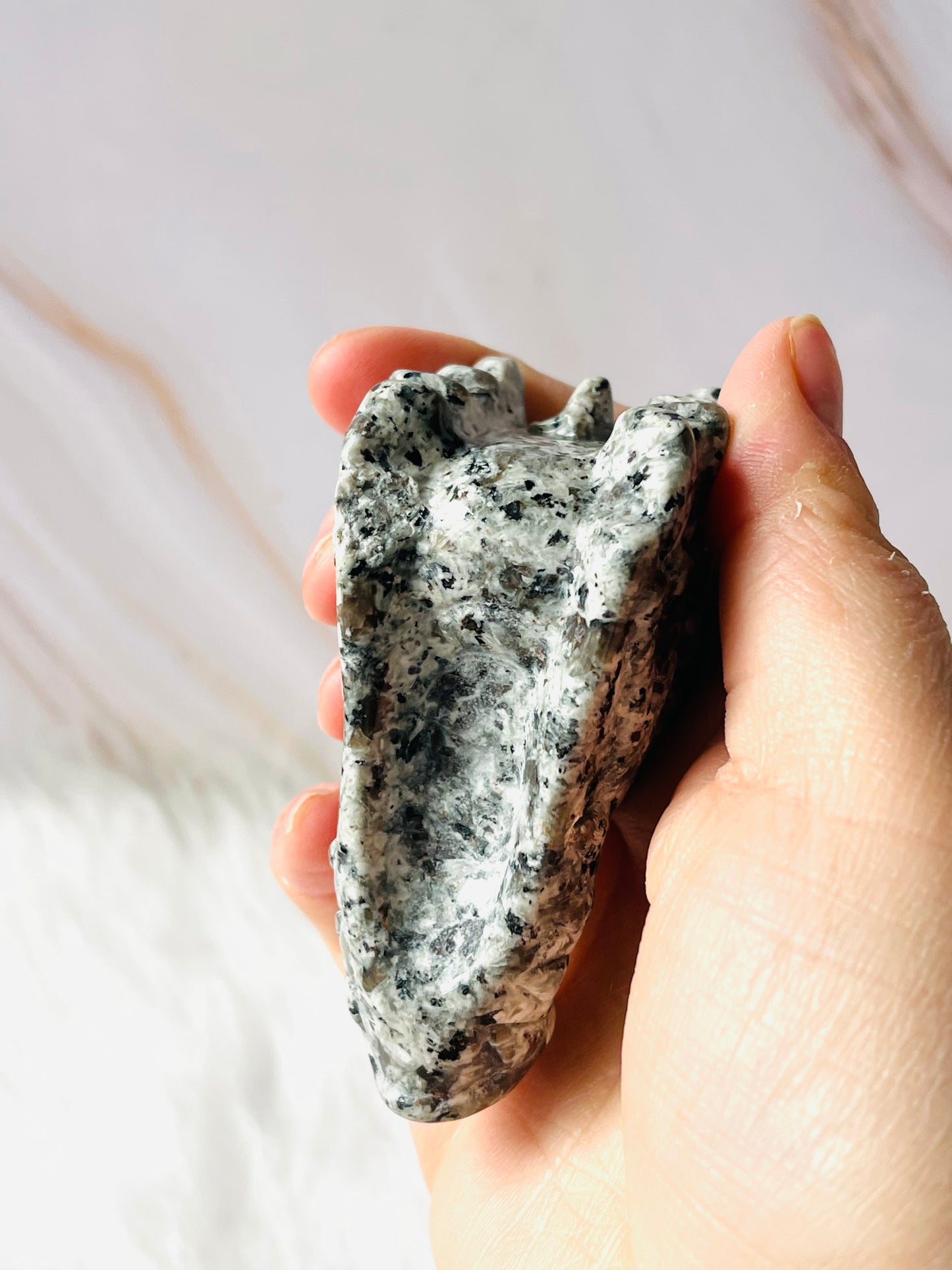 Yooperlite dragon skull