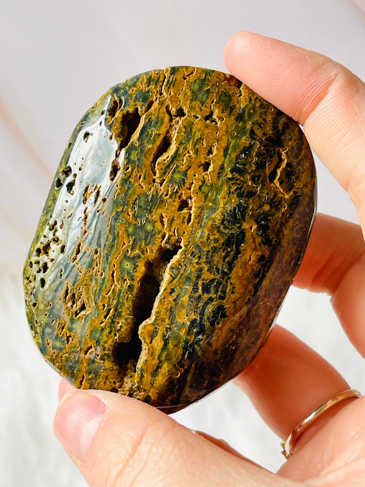 Ocean jasper palmstone