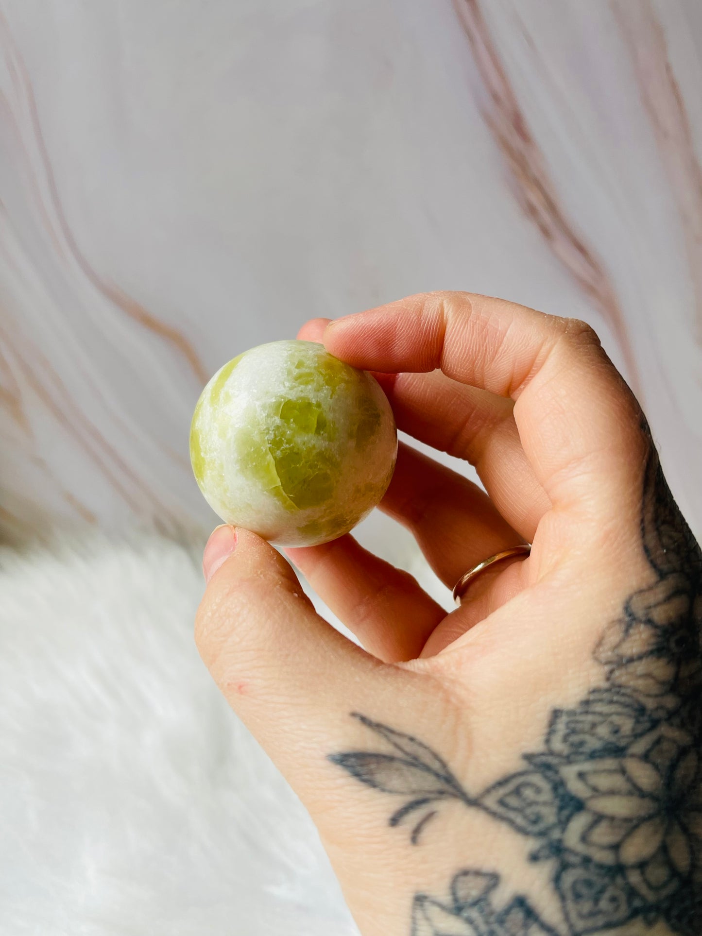 Small serpentine sphere