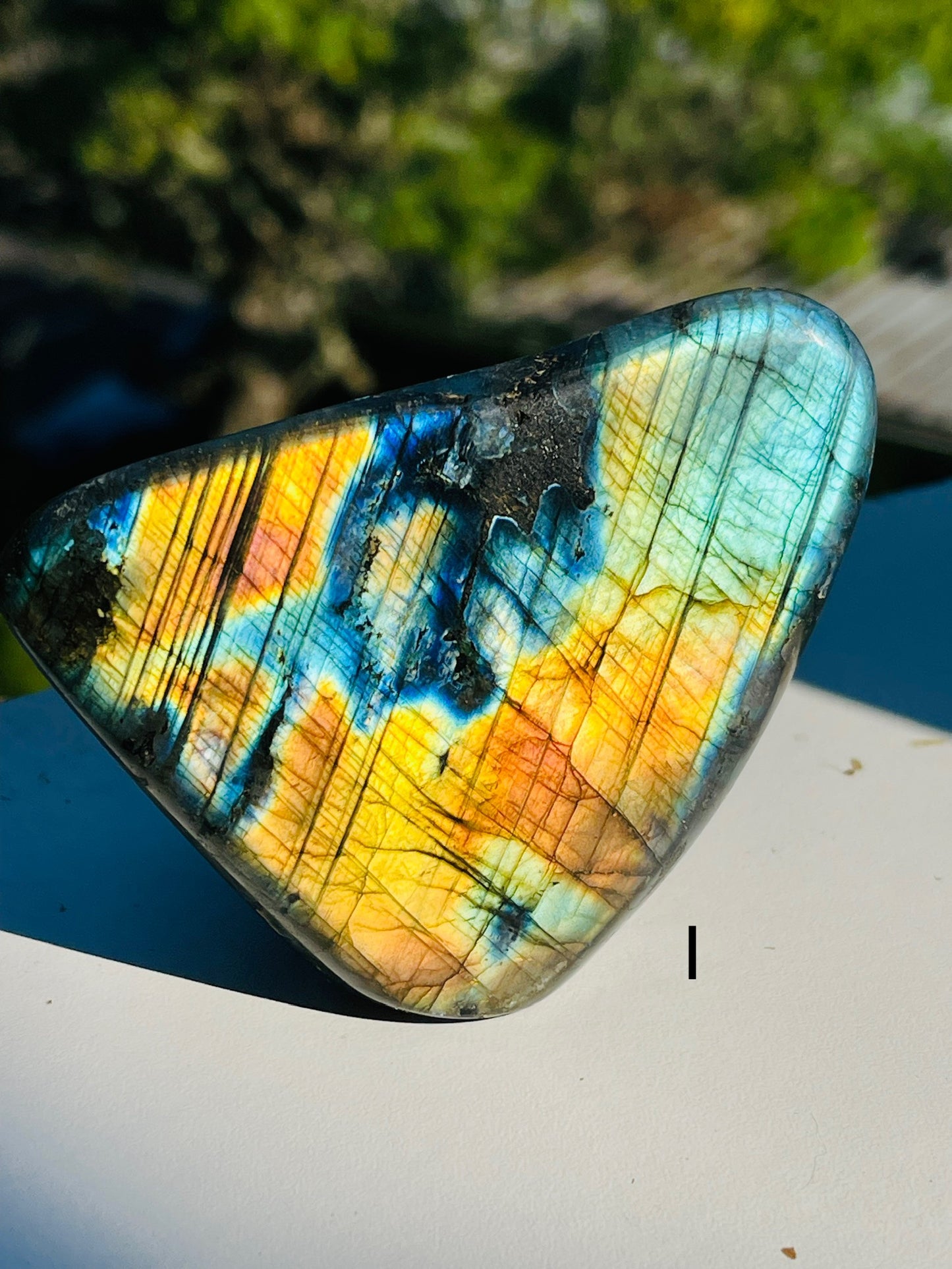 Flashy labradorite freeforms