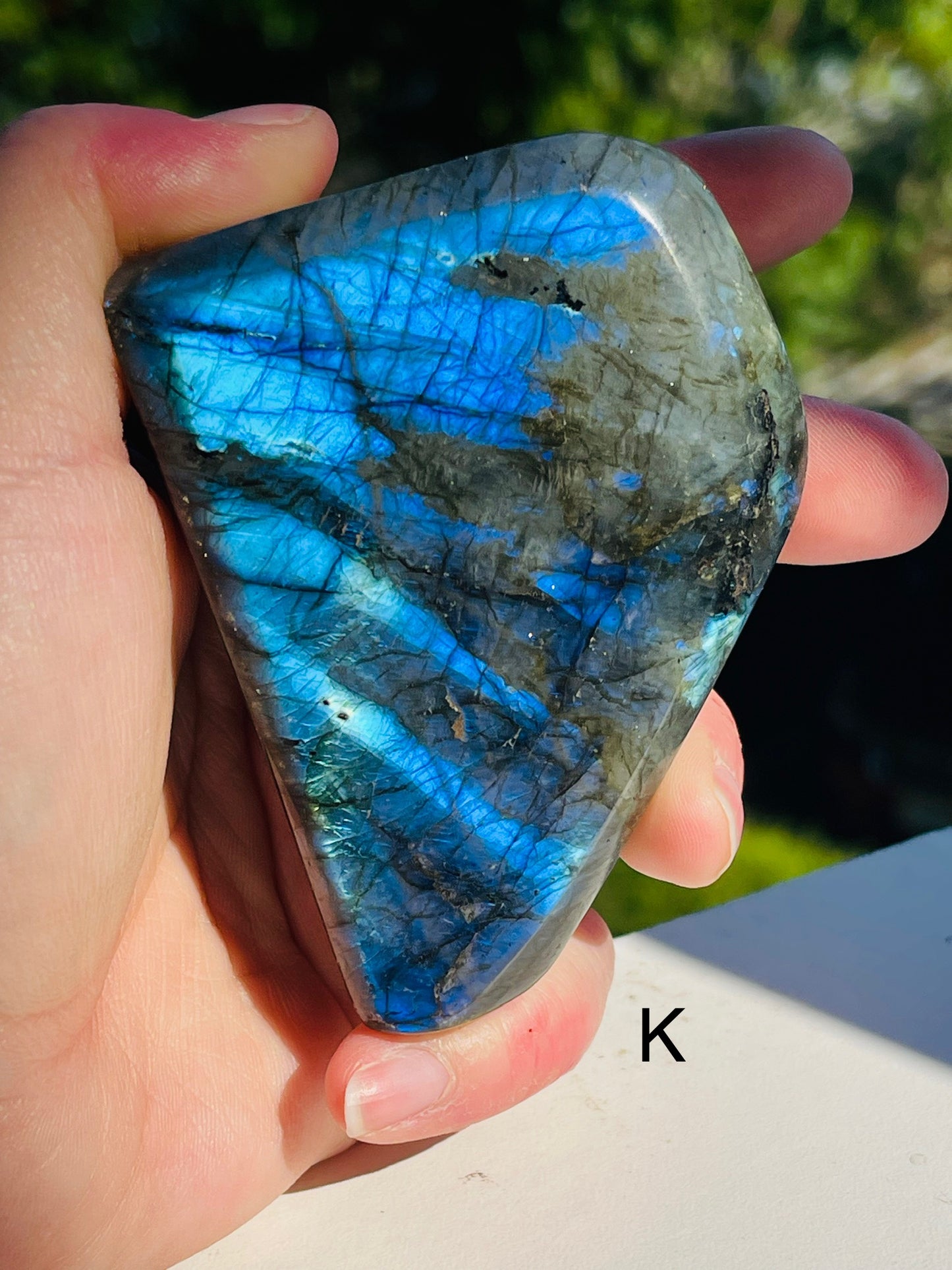 Flashy labradorite freeforms