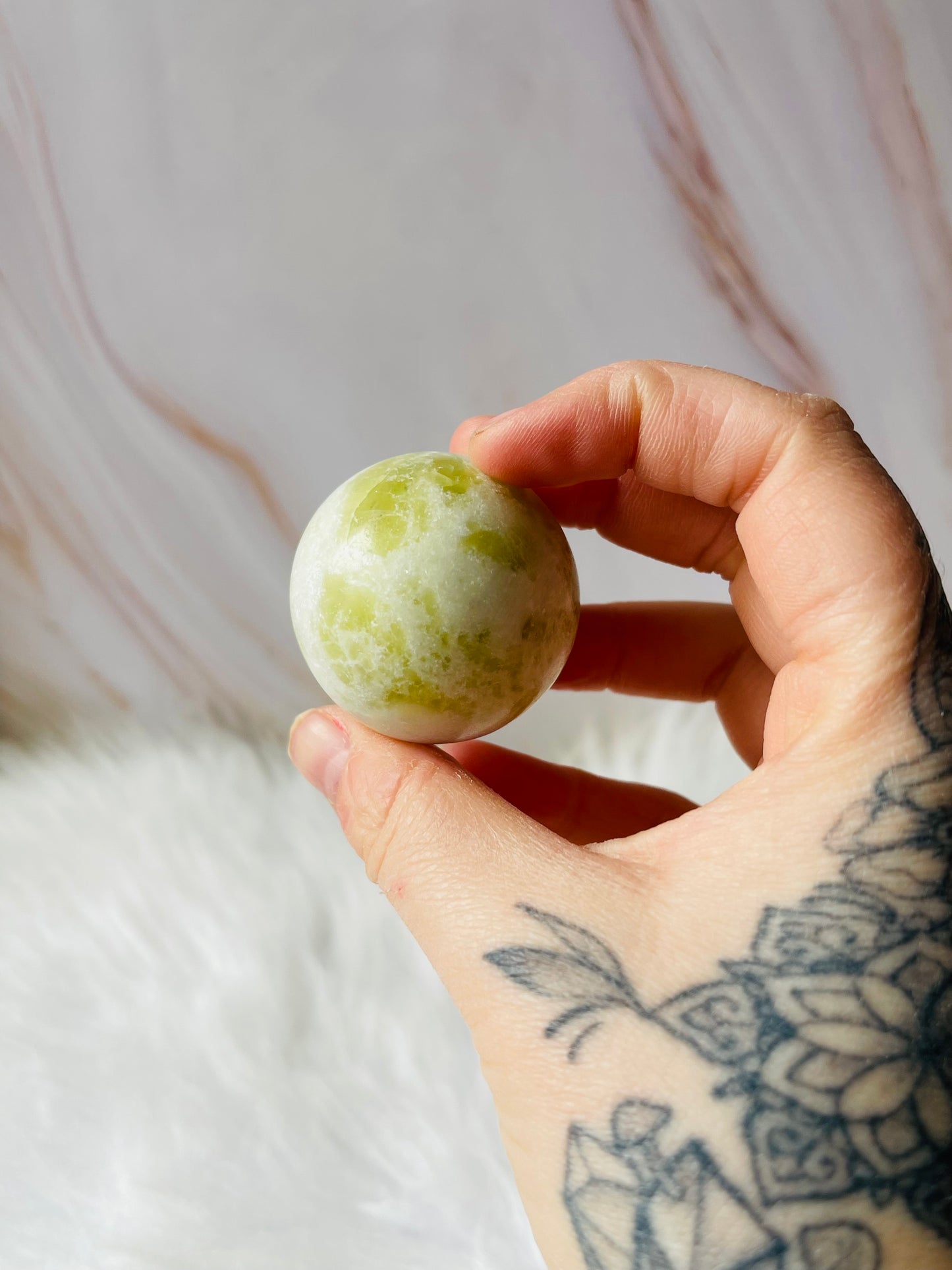 Small serpentine sphere