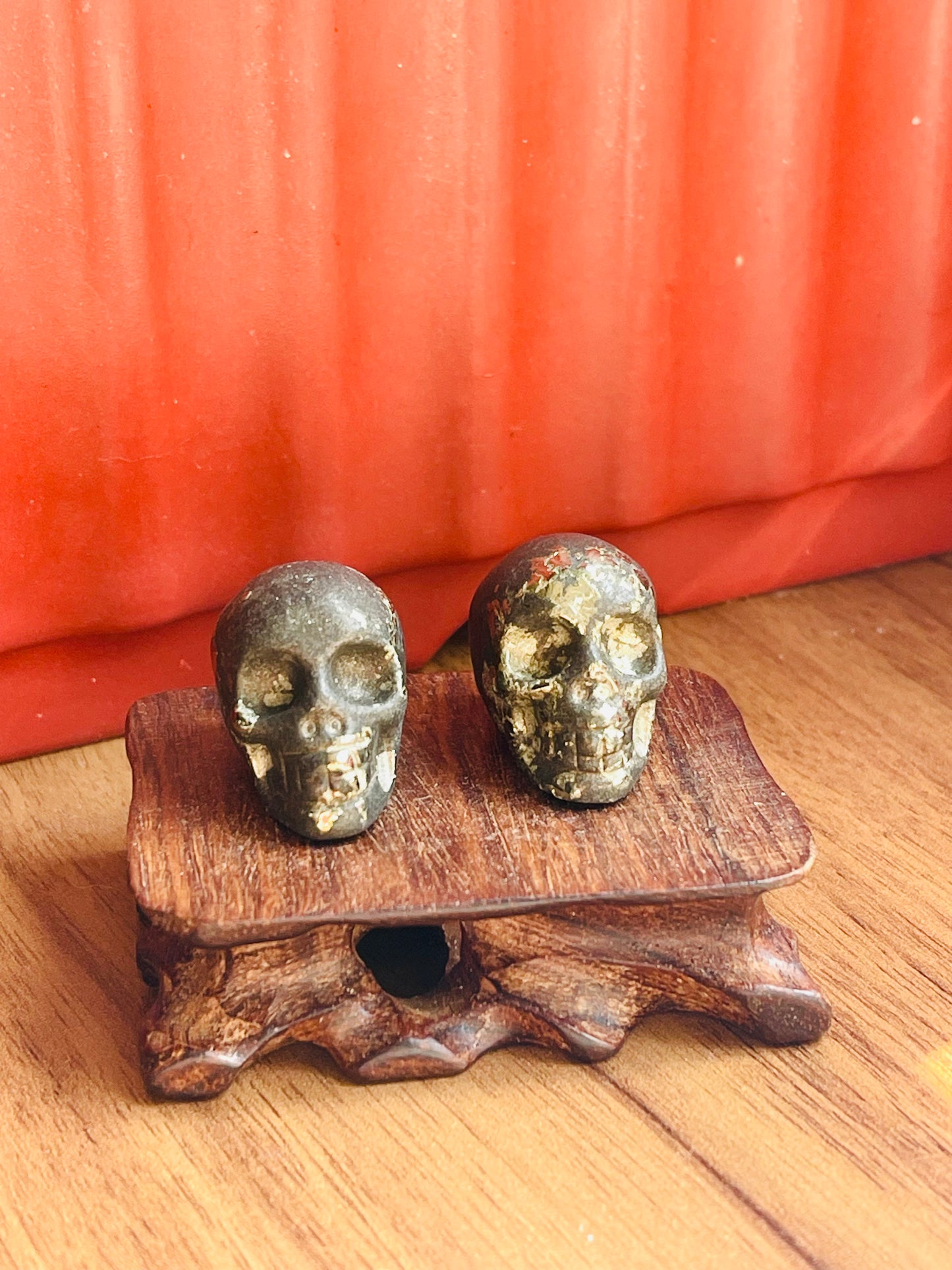 Small Pyrite Skulls