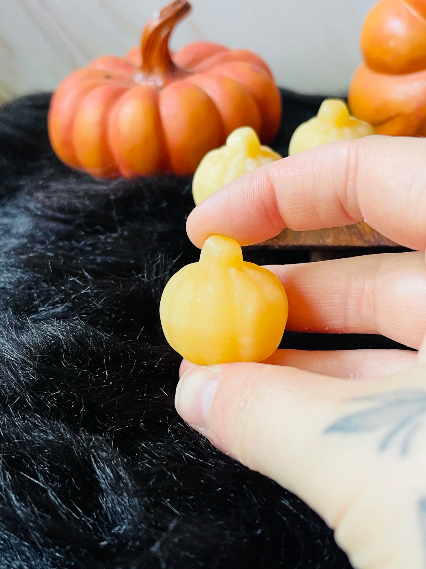 Orange Calcite Pumpkin