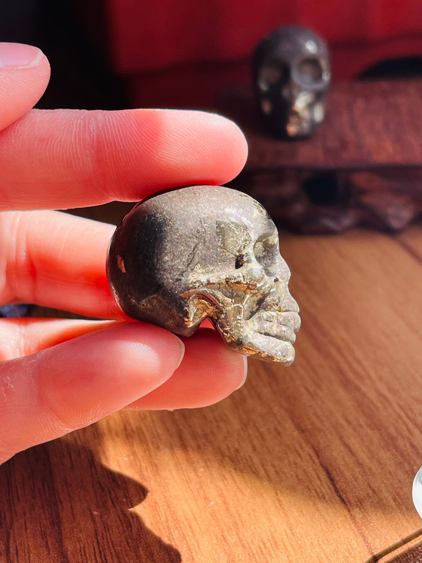 Small Pyrite Skulls