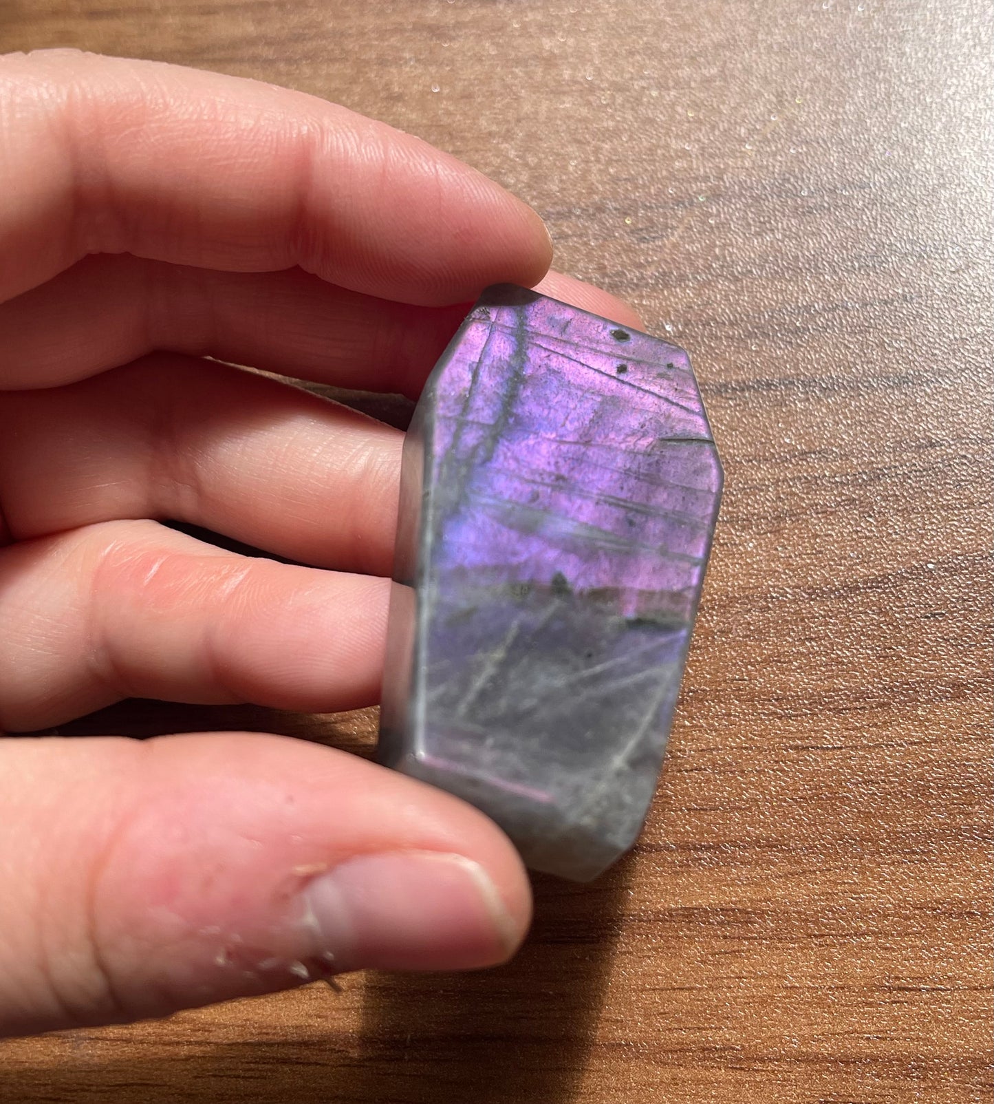 Purple Labradorite Coffin