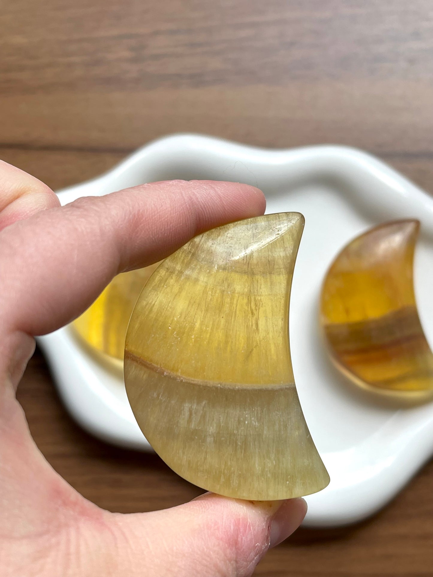 Yellow Fluorite Moons