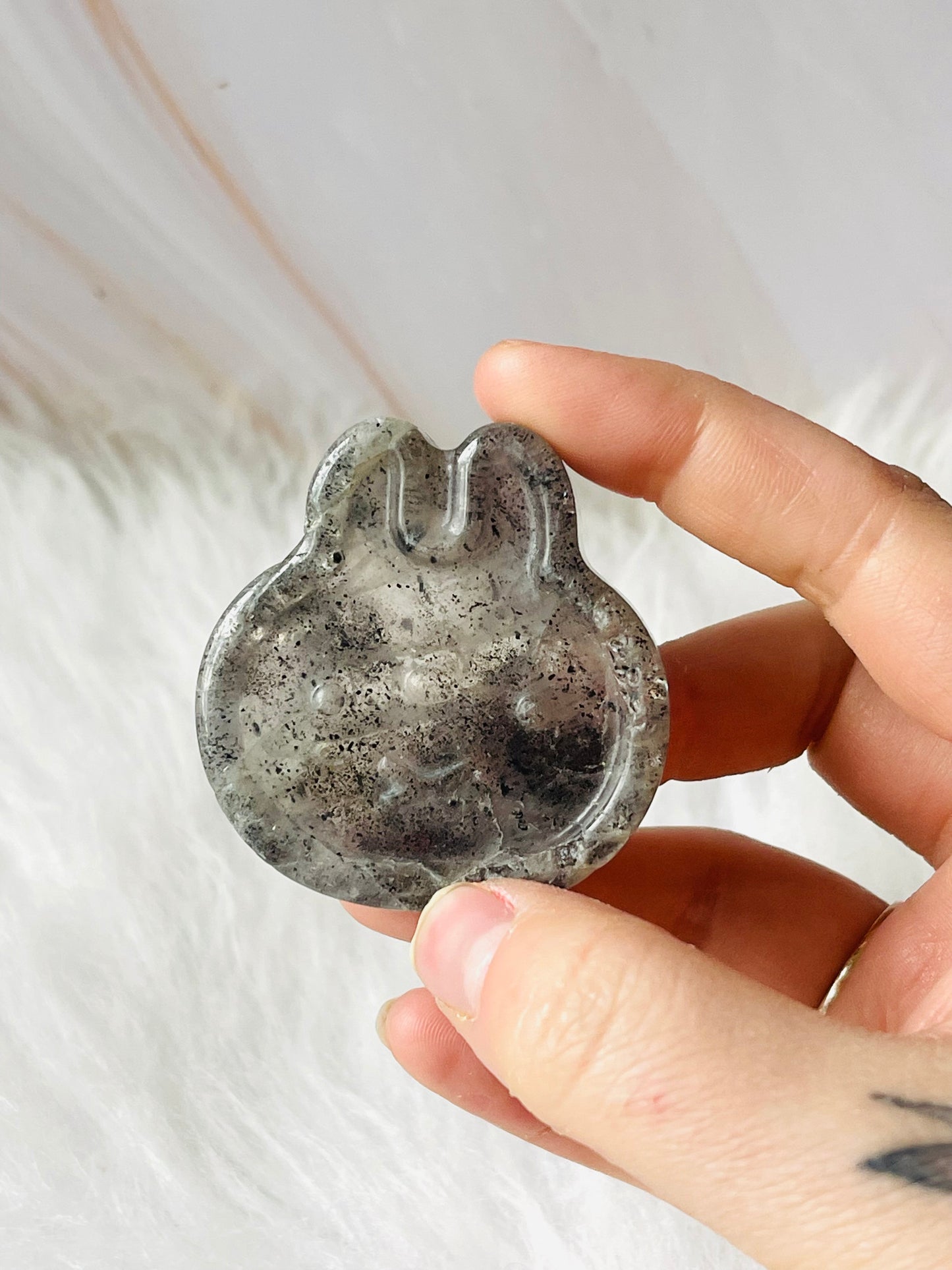 Smoky Quartz bunny