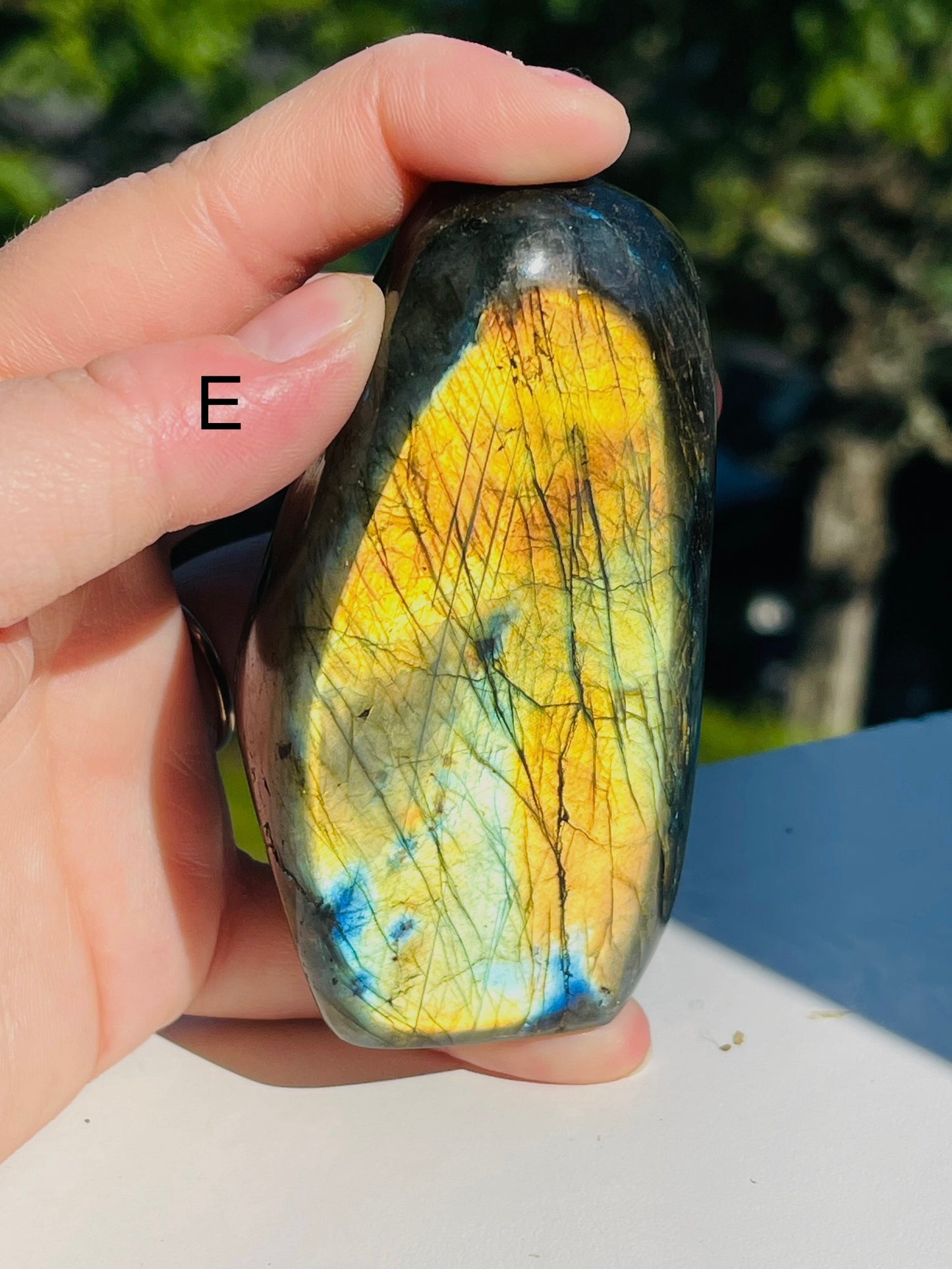 Flashy labradorite freeforms