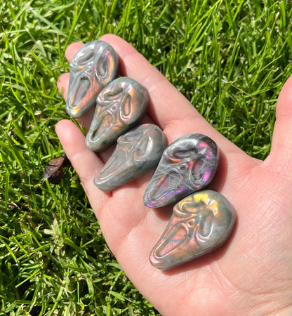 Labradorite Ghost Face mask