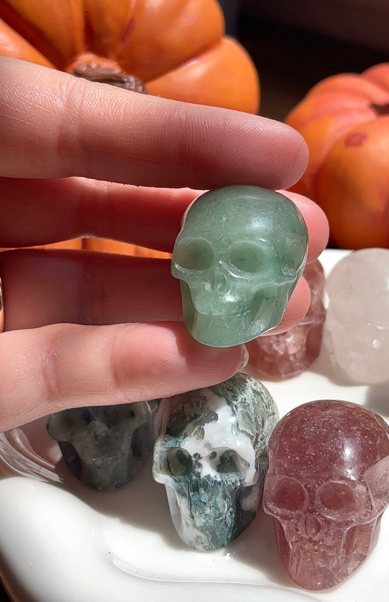 Mini Skull Crystal Magick Pick Box
