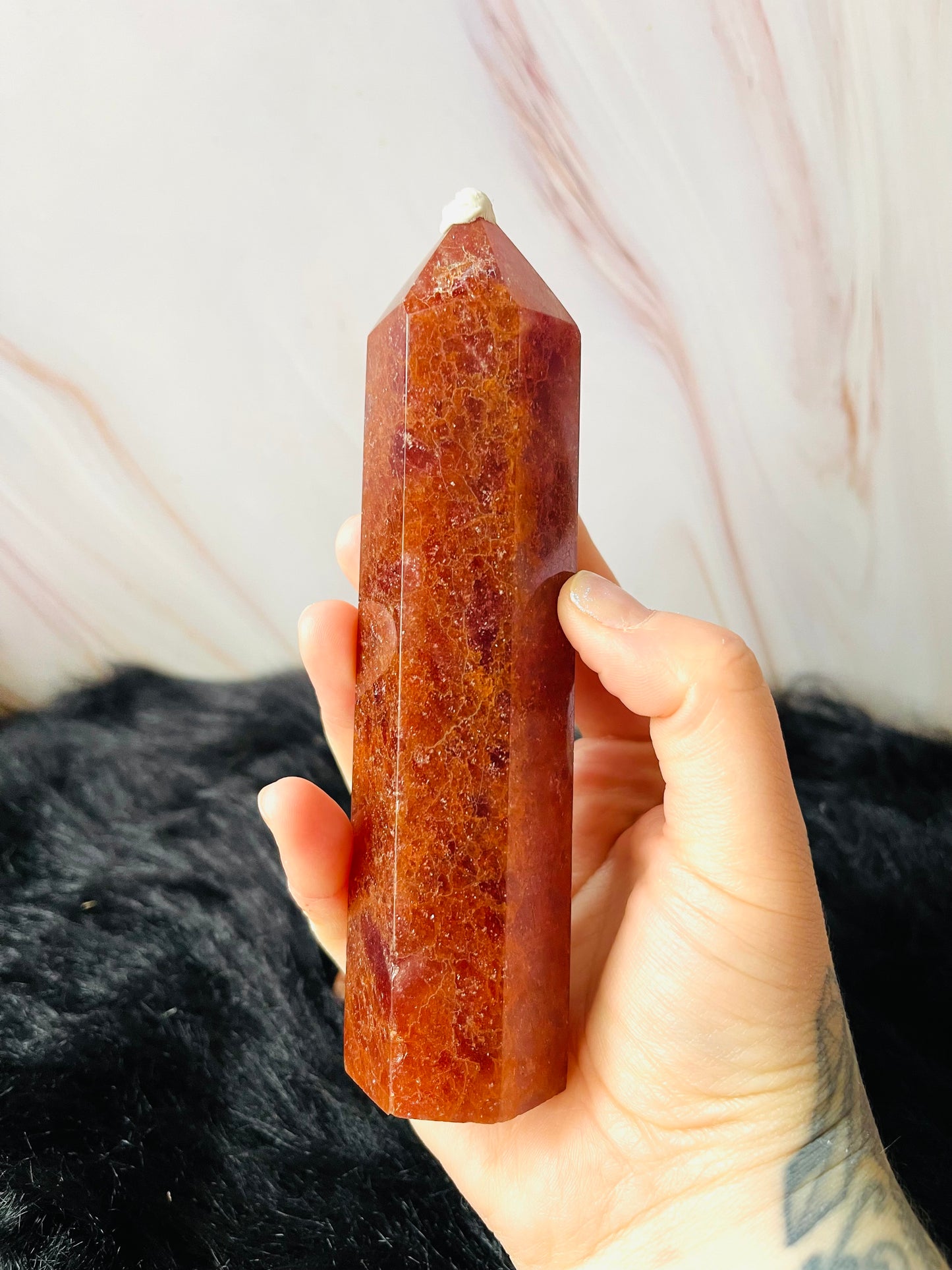 Strawberry Quartz Tower