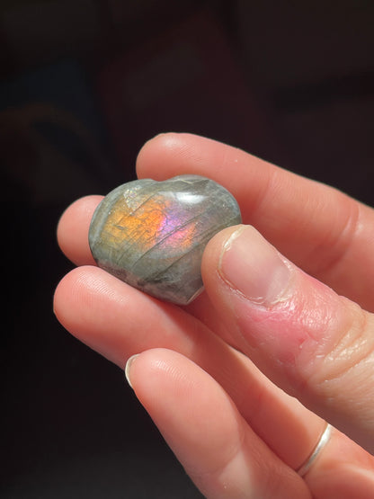 Labradorite Mini Hearts