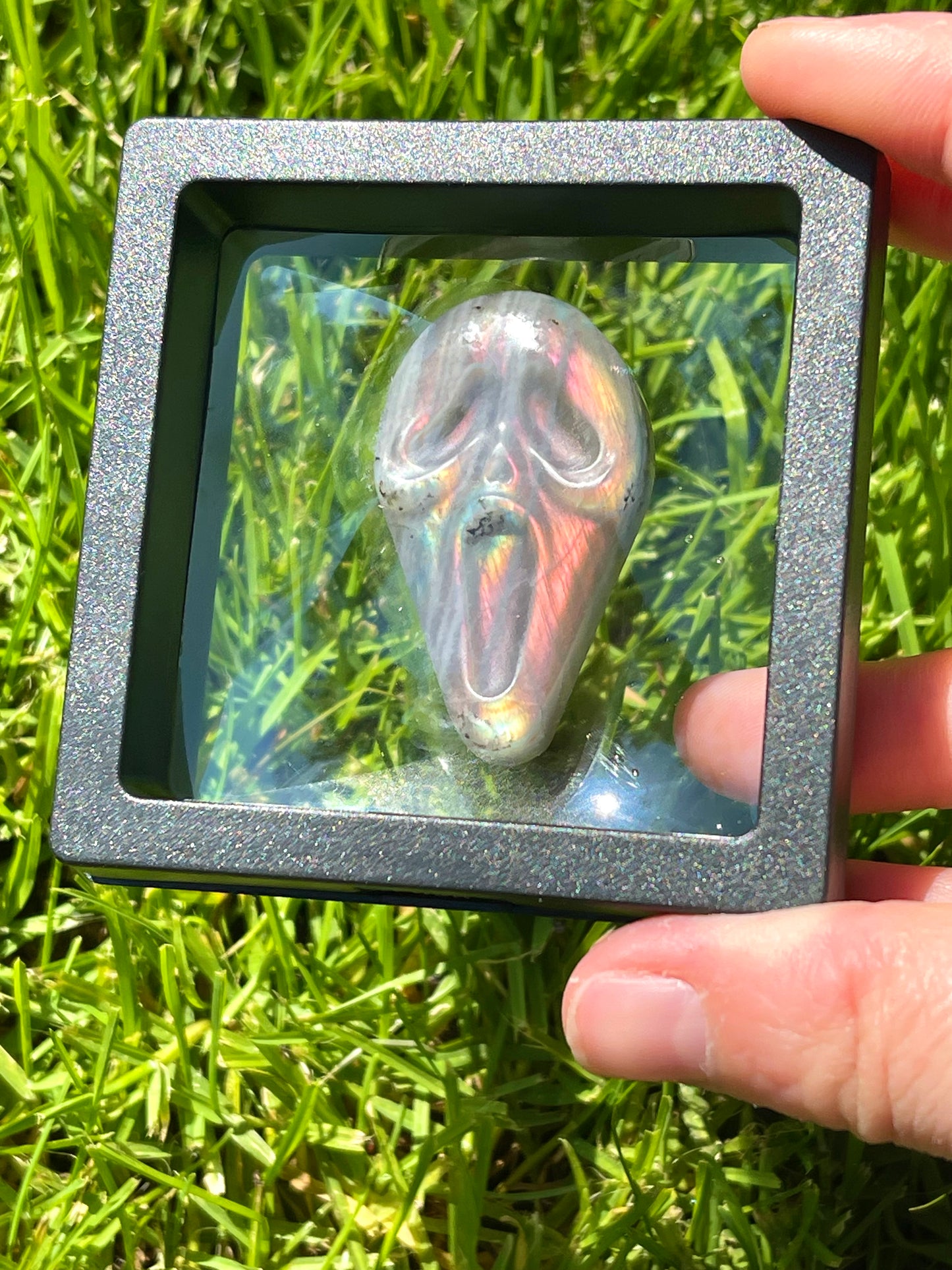 Labradorite Ghost Face mask