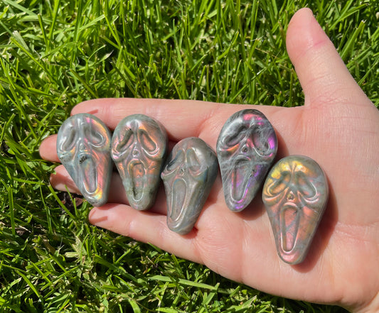 Labradorite Ghost Face mask