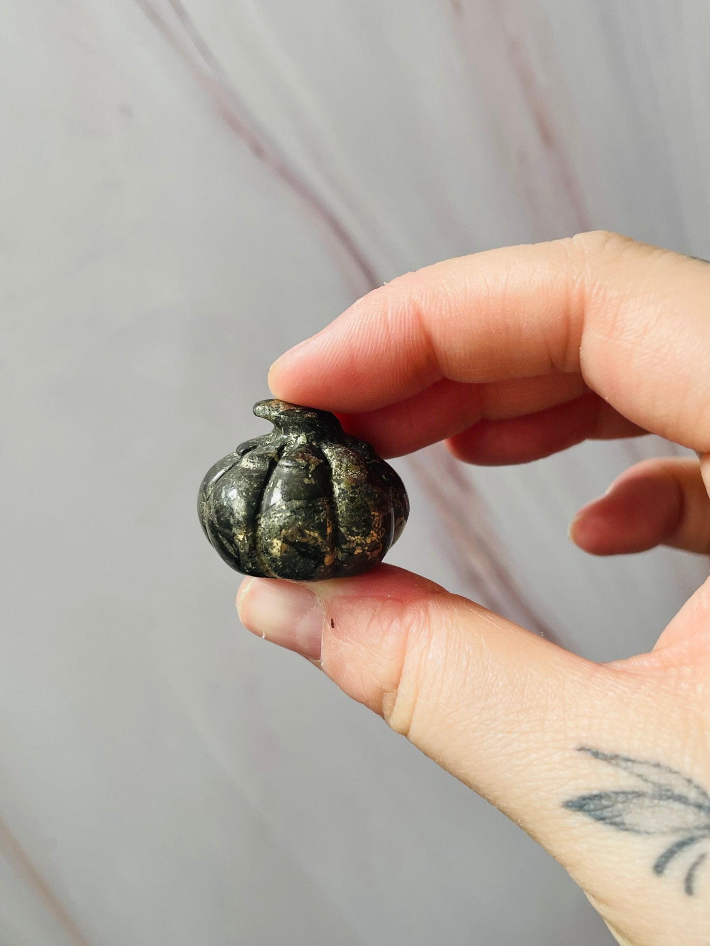 Pyrite Pumpkin