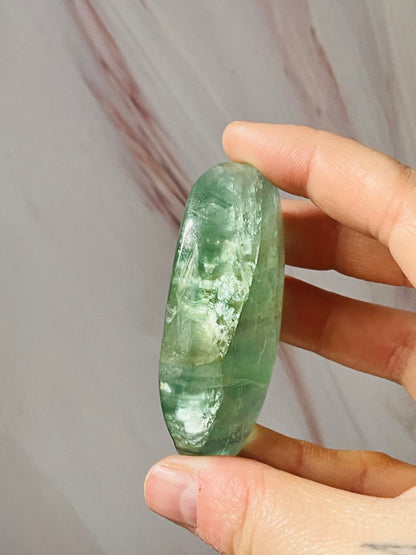 Fluorite palmstone