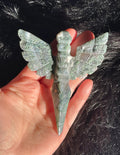 Moss Agate Angel Wings Knife