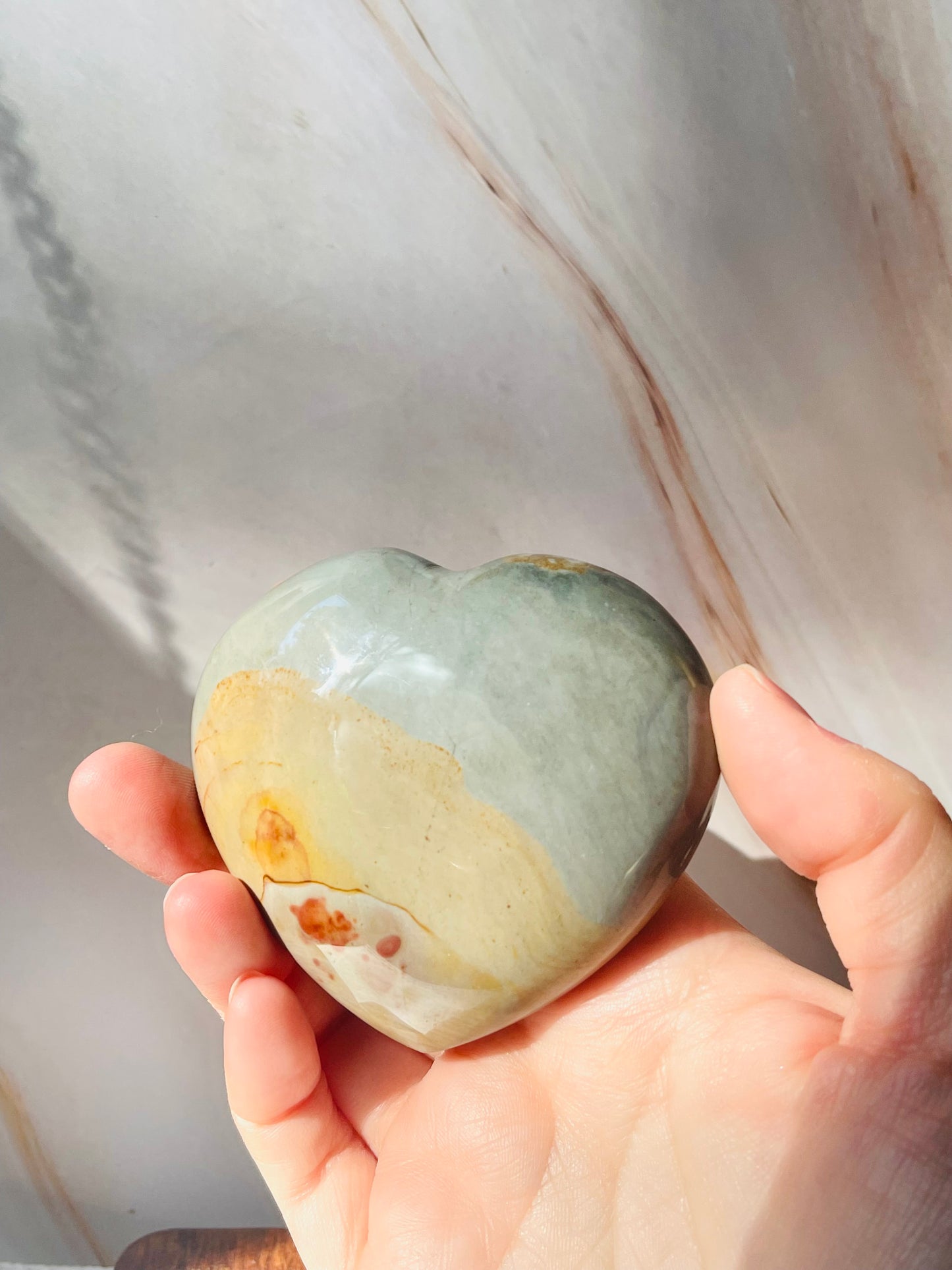 Polychrome Jasper Heart