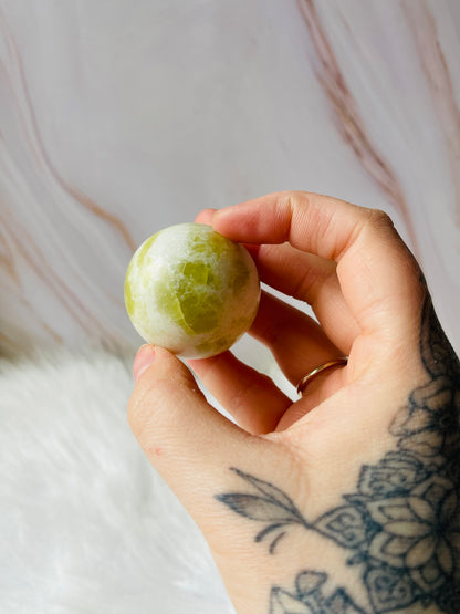 Small serpentine sphere