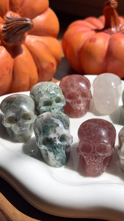 Mini Skull Crystal Magick Pick Box