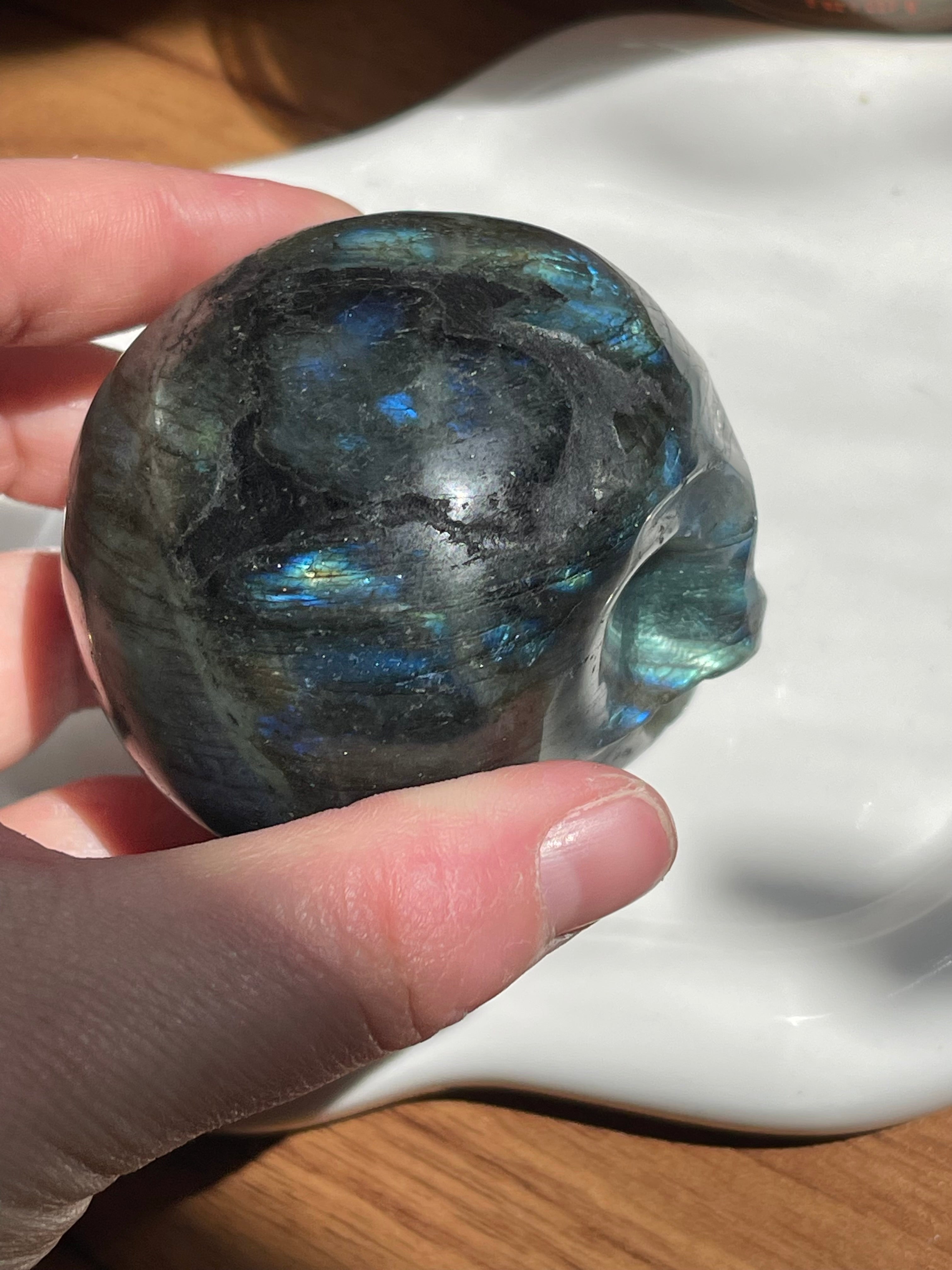 Labradorite Skull