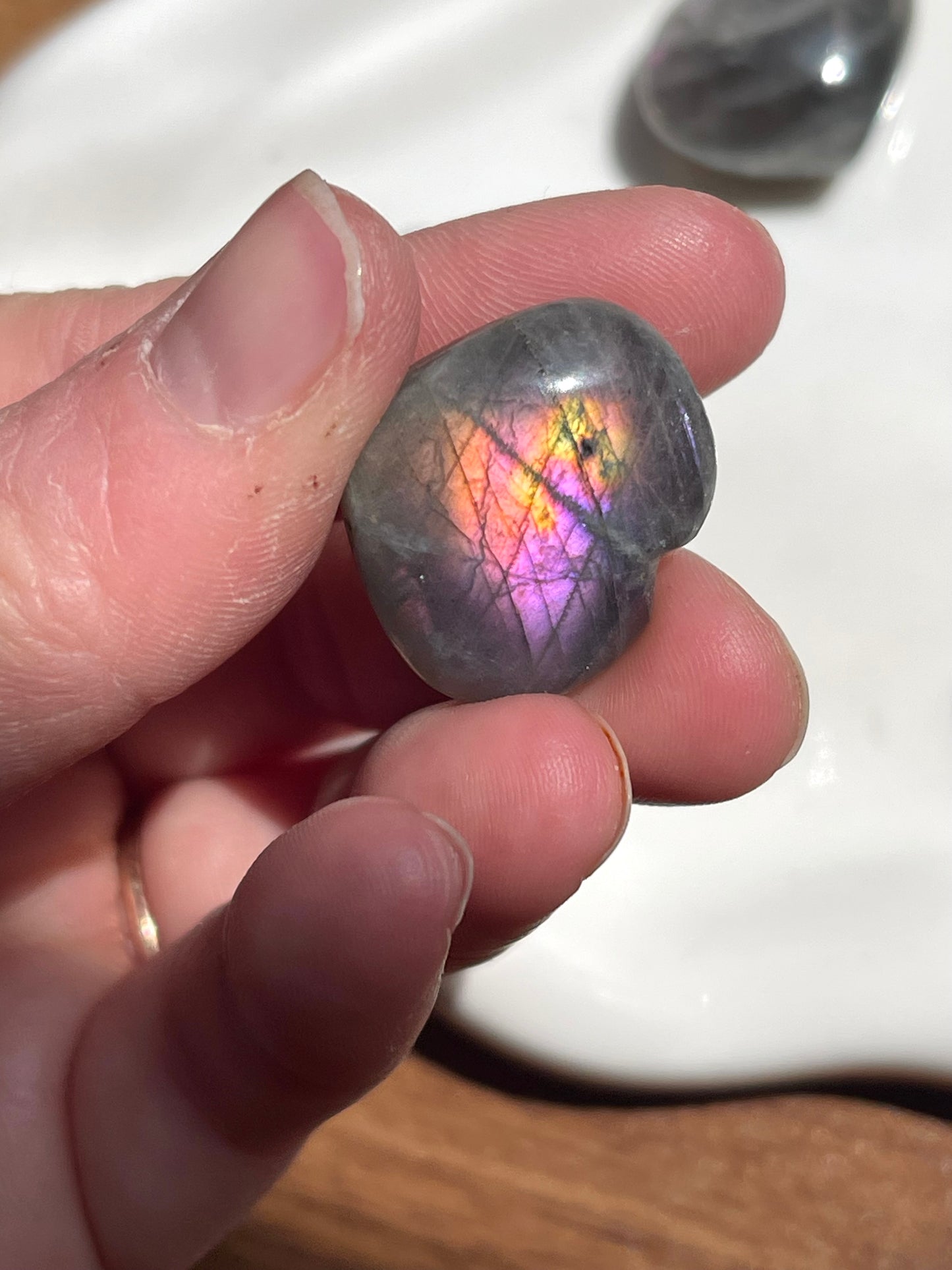 Labradorite Mini Hearts