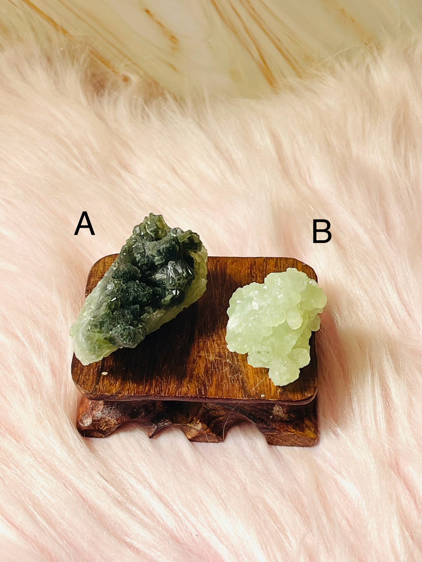 Raw Prehnite Clusters