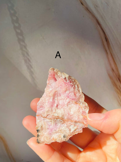 Raw Cobalt Calcite chunks