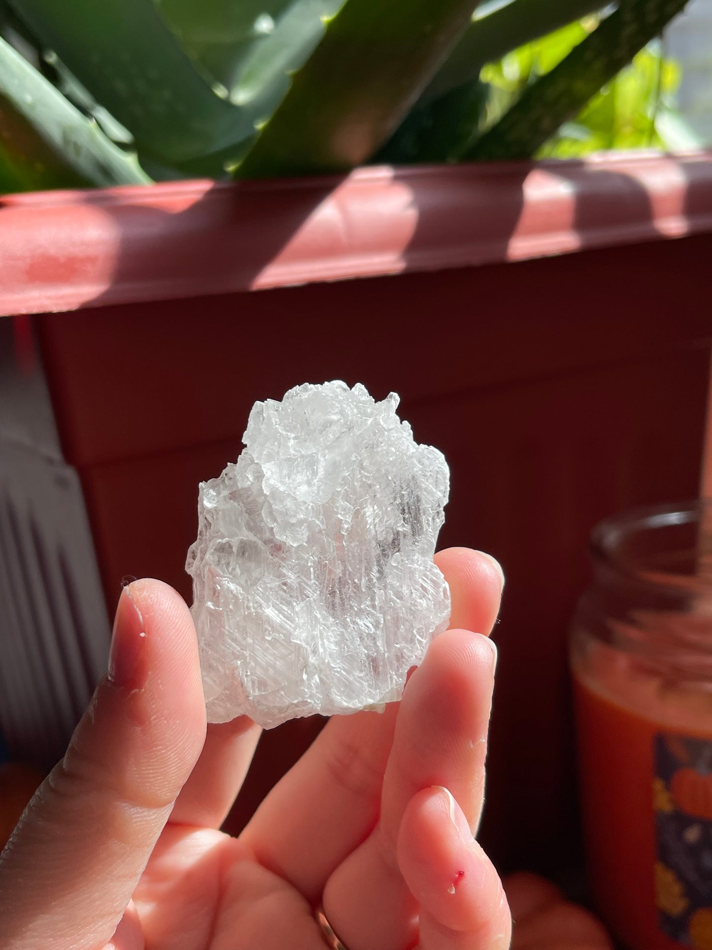 Raw selenite pieces