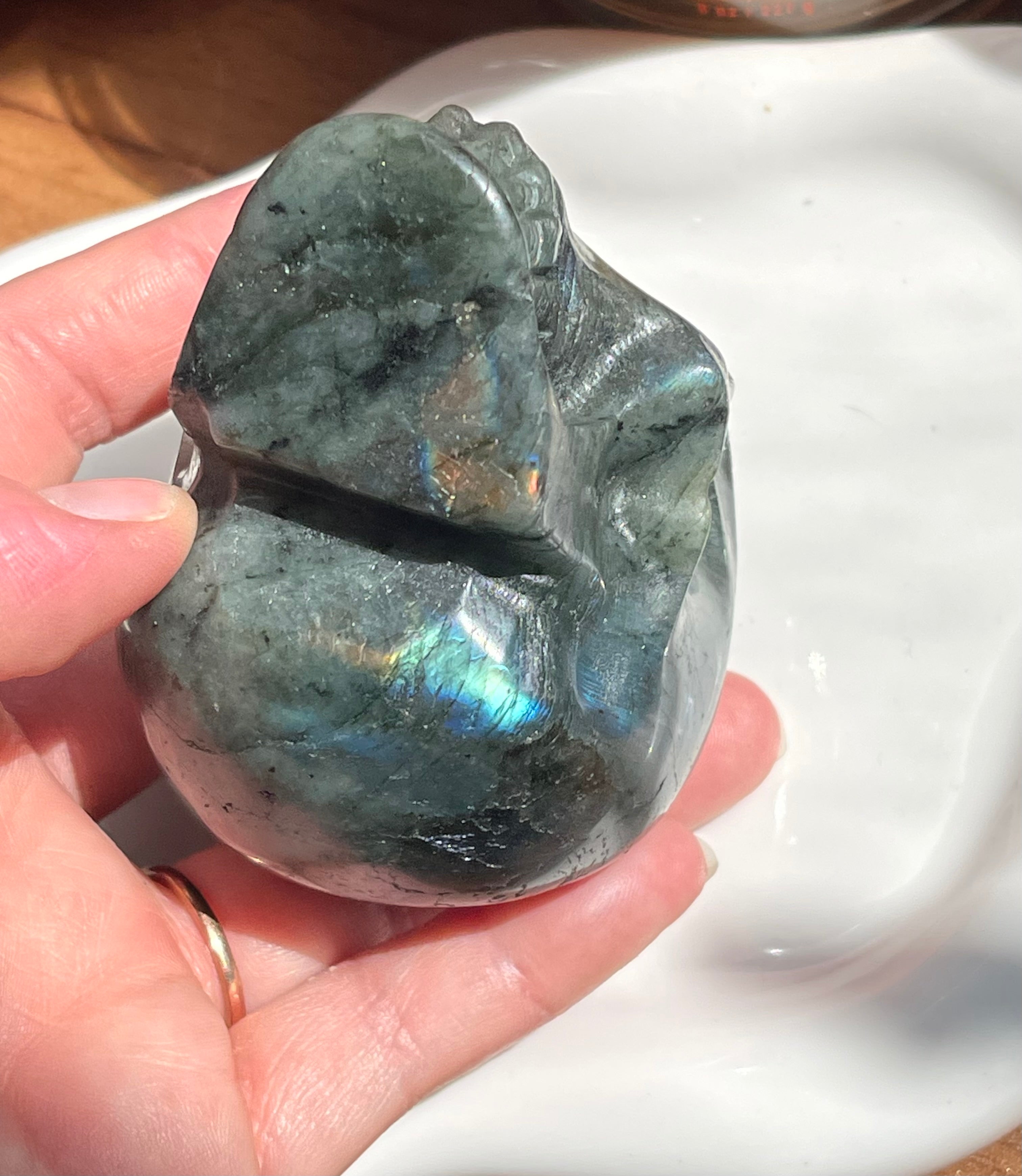 Labradorite Skull