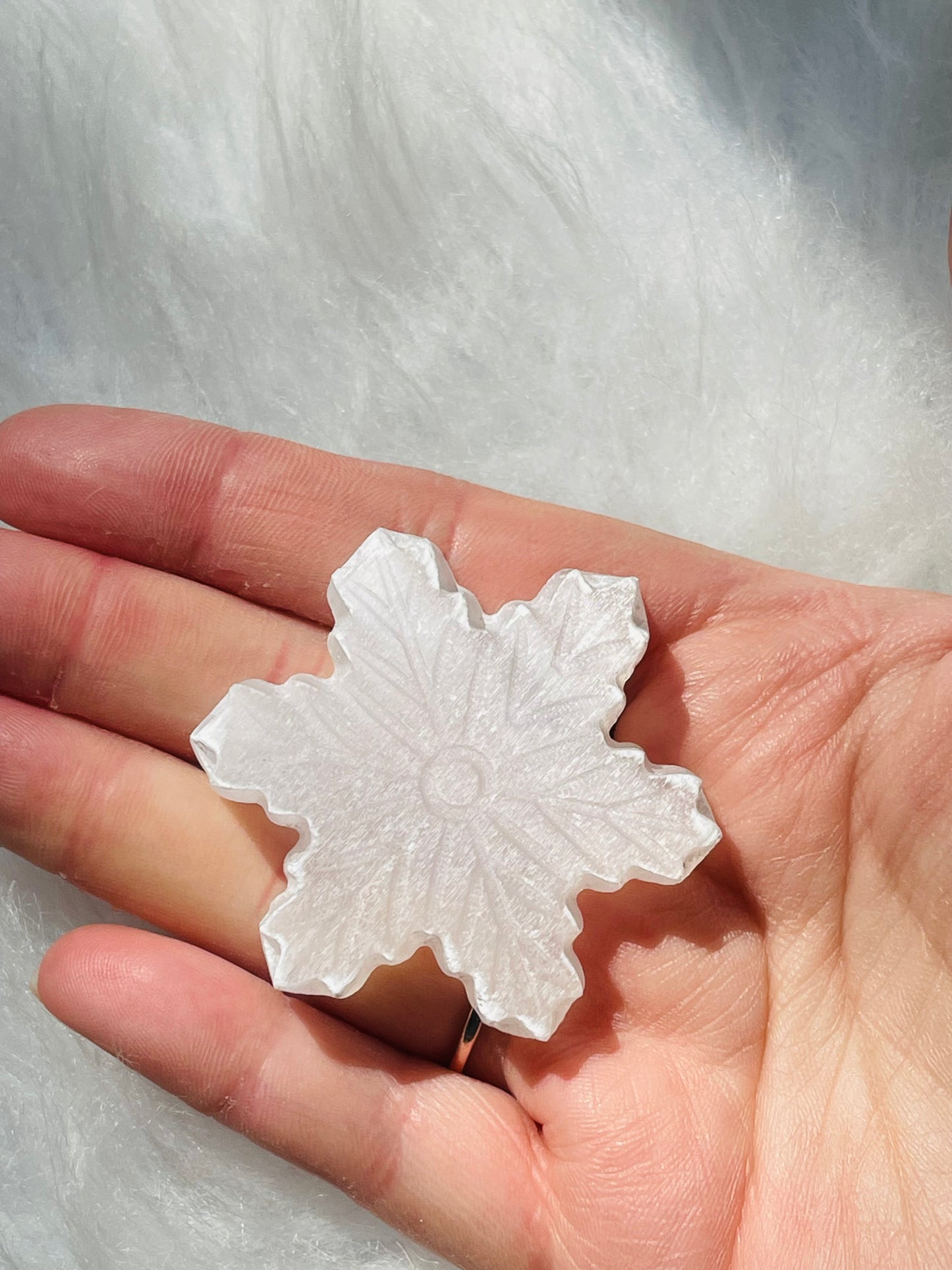 Selenite Snowflake