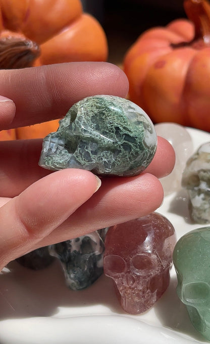 Mini Skull Crystal Magick Pick Box