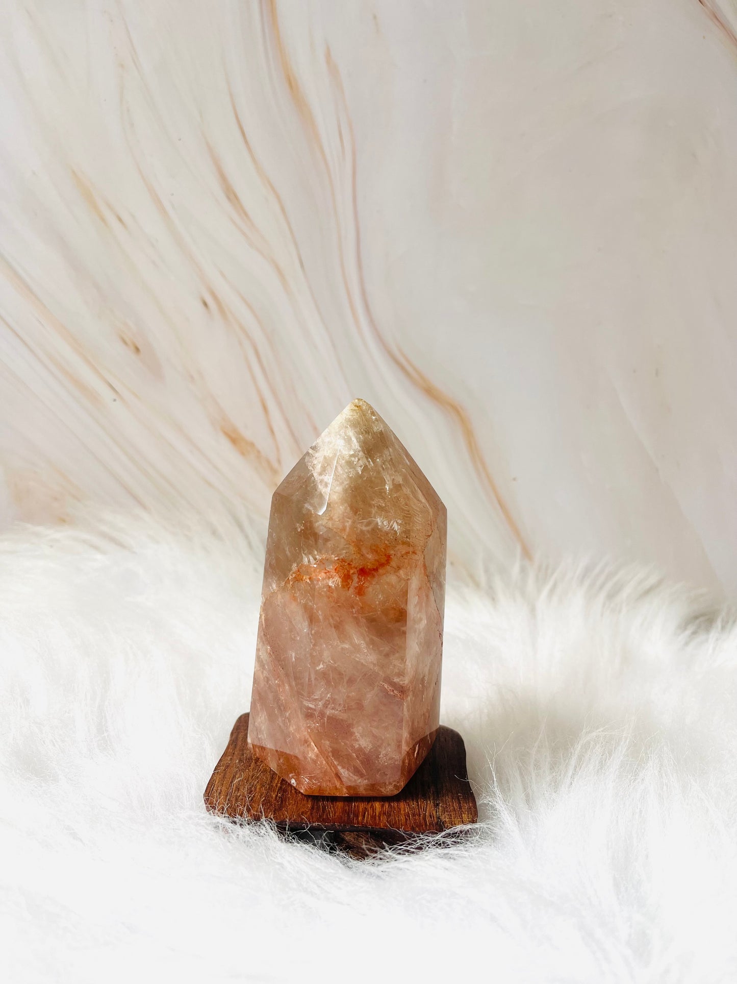 Chunky Fire Quartz Tower