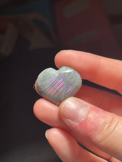 Labradorite Mini Hearts