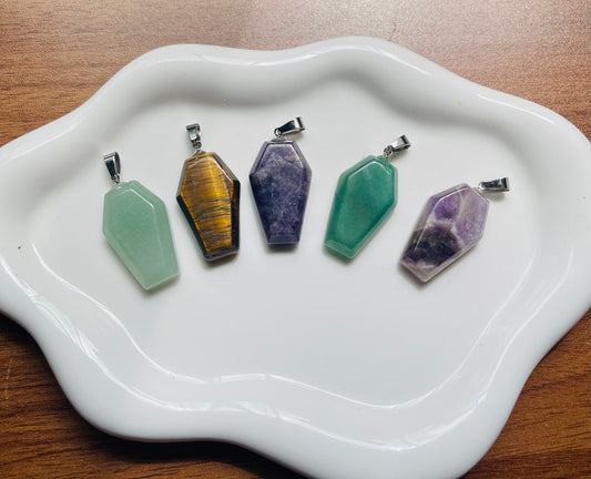 Crystal Coffin Necklaces