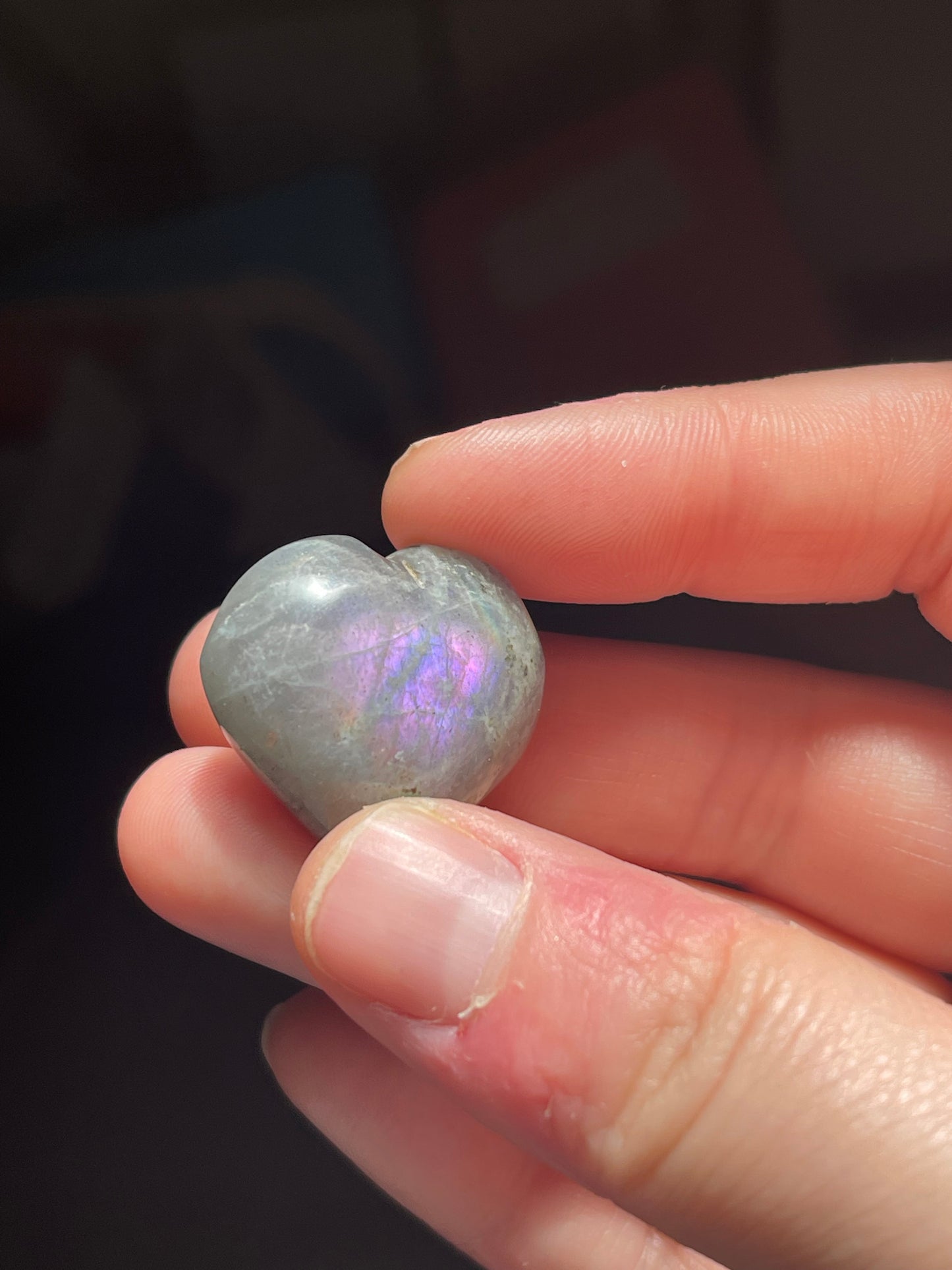 Labradorite Mini Hearts