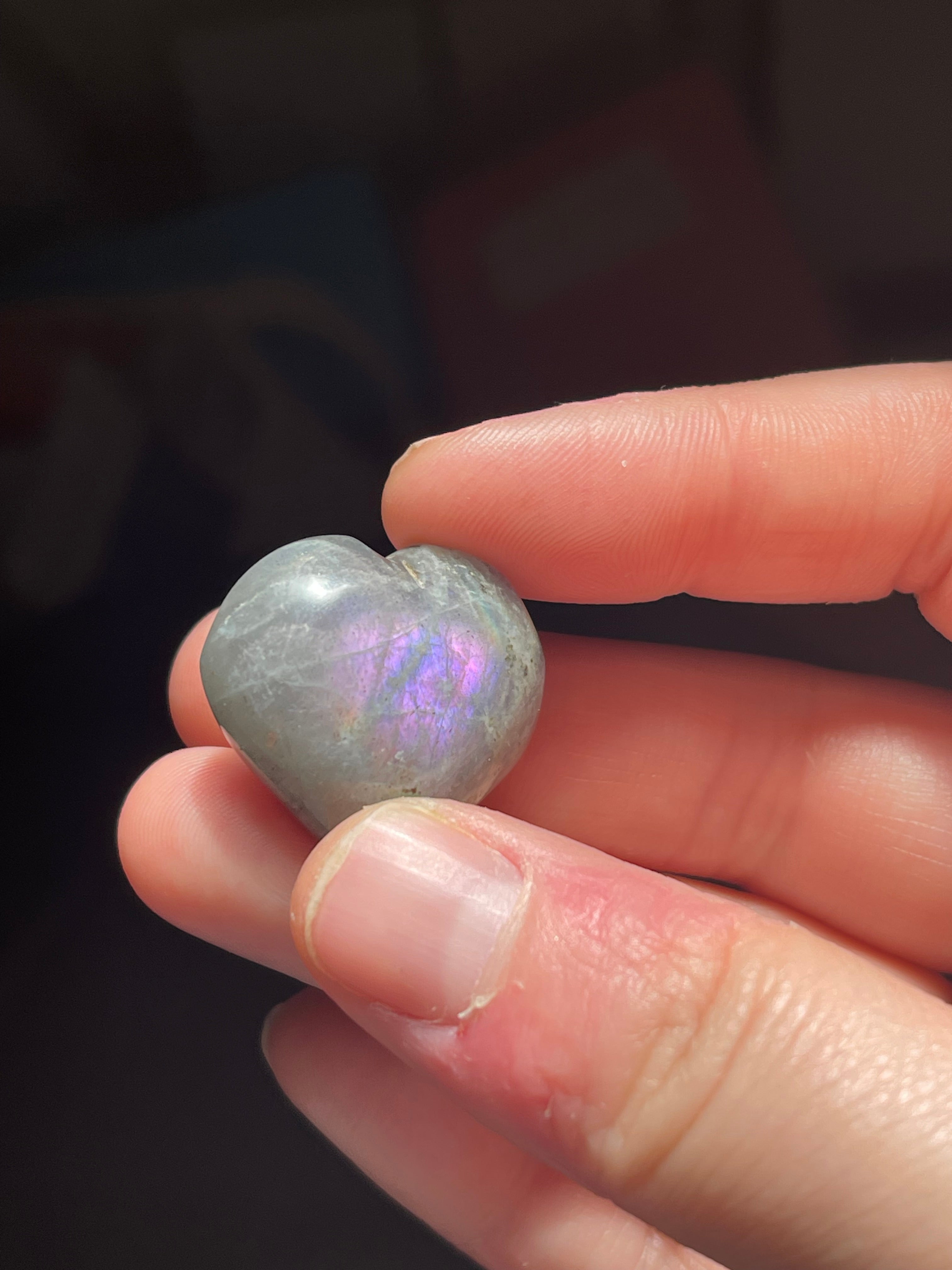 Labradorite Mini Hearts