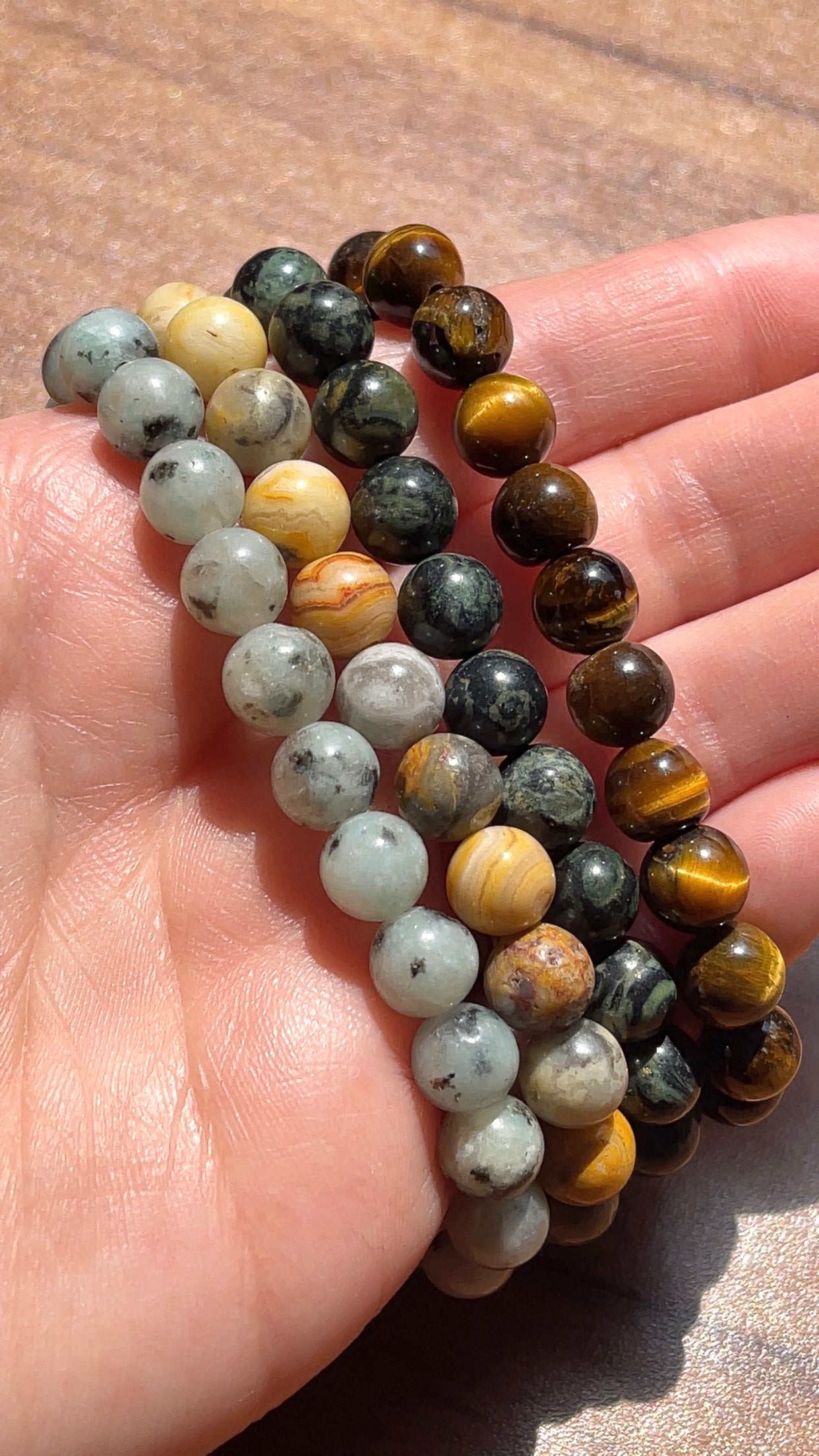 Crystal bracelets