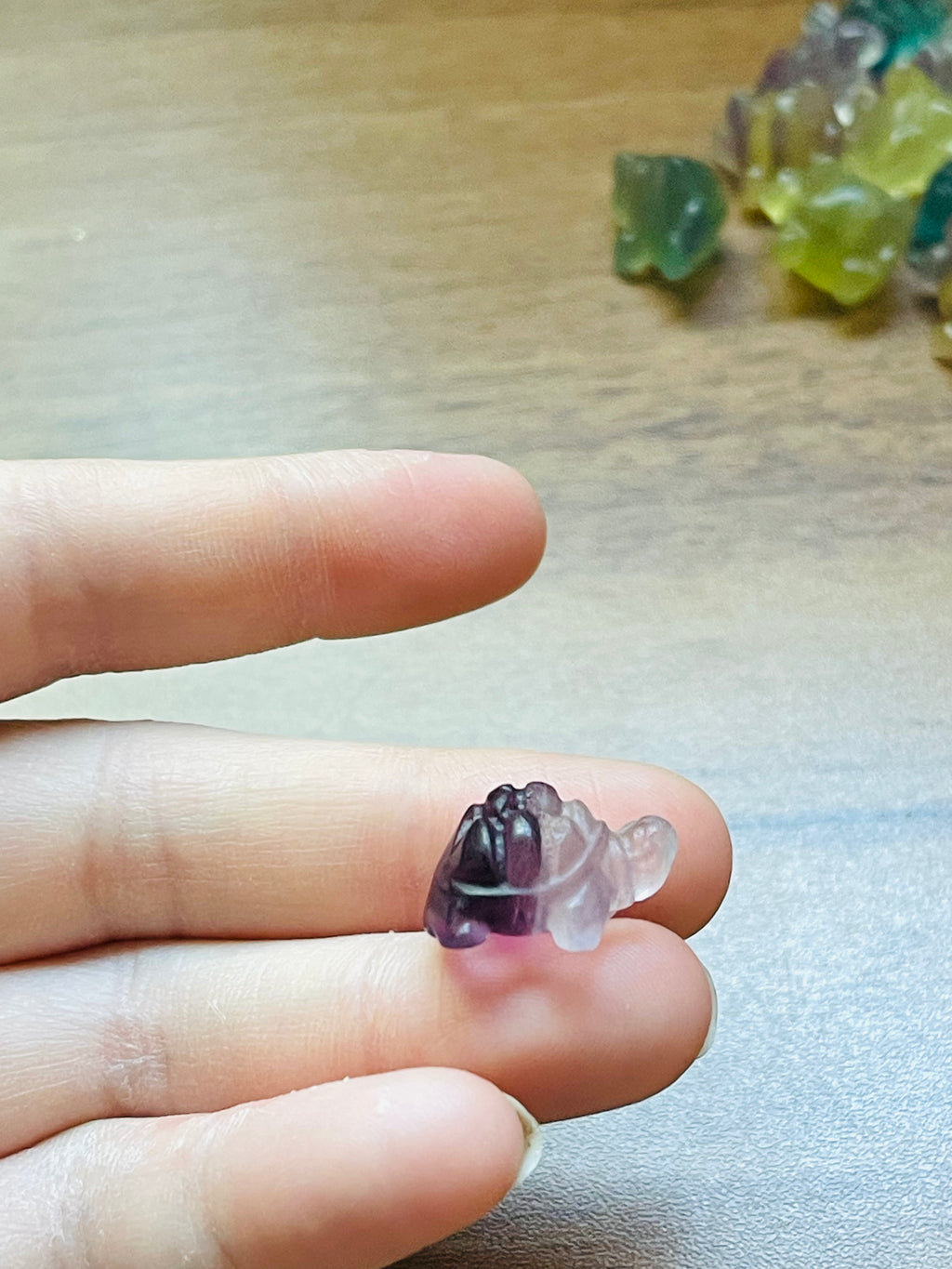 MINI fluorite  turtle