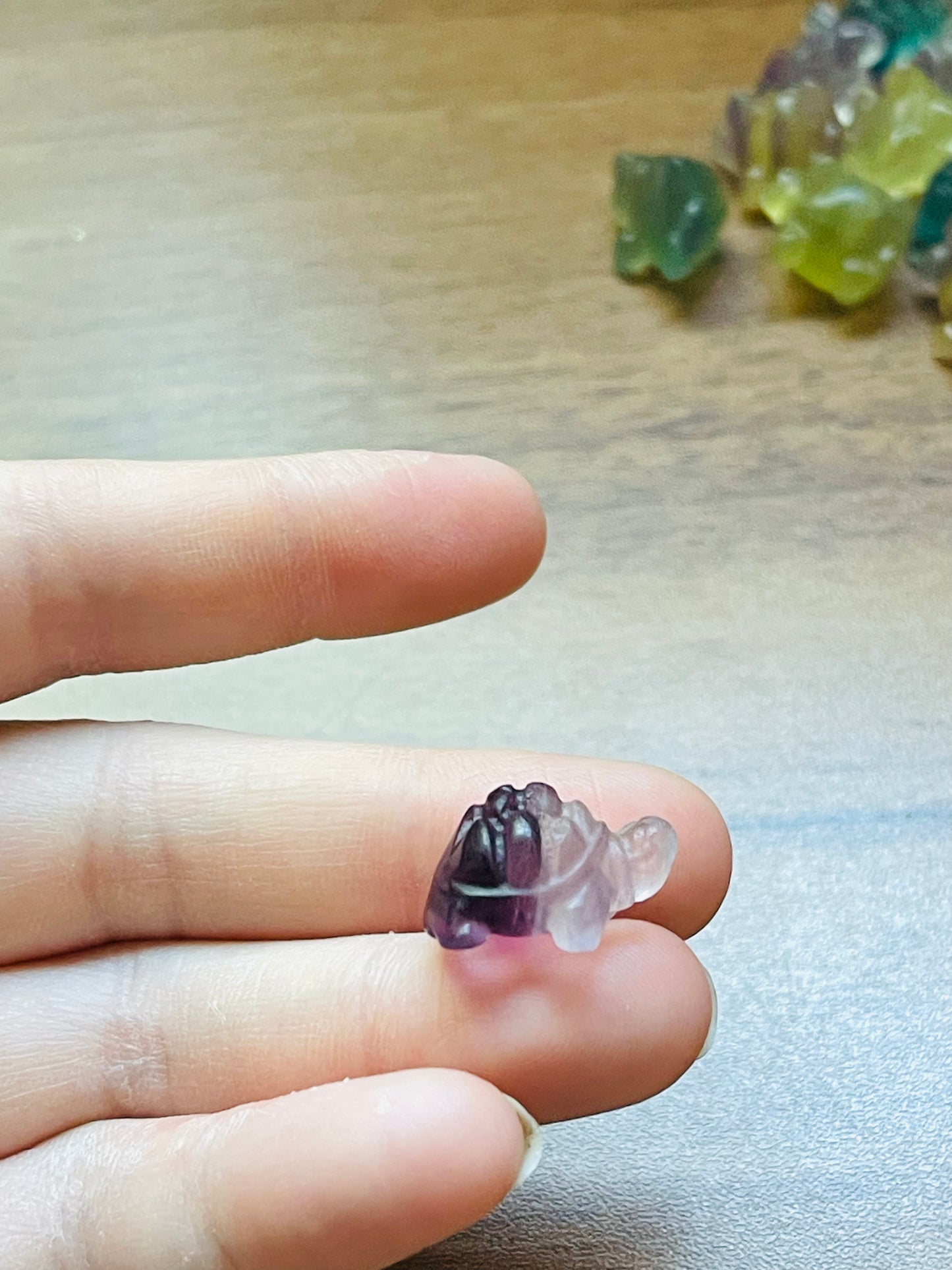 MINI fluorite  turtle